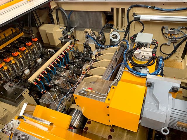 cold heading machines in the production workshop 