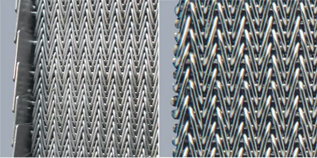 Steel mesh belt conveyor