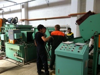 Control panel of fasteners mounting 