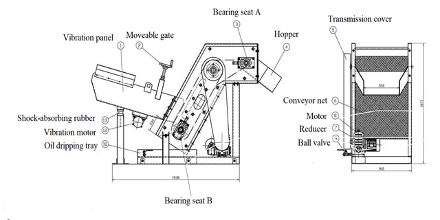 Magnetic feeder drawing