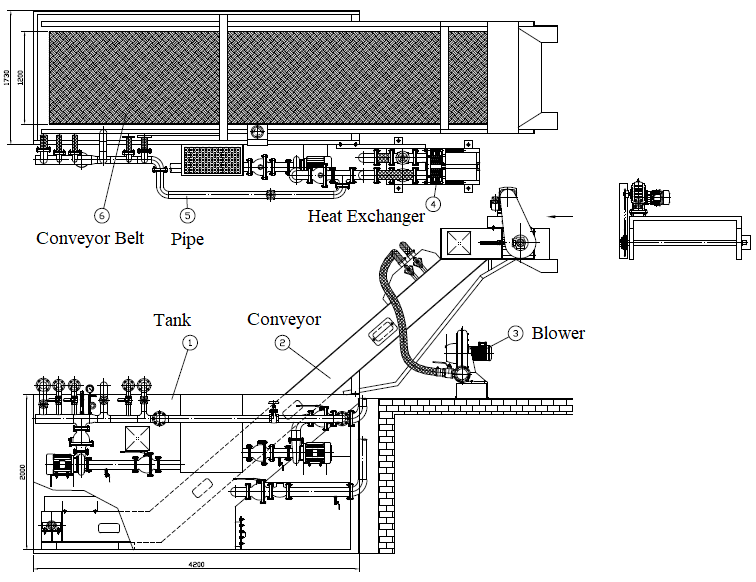 quenching tank drawing