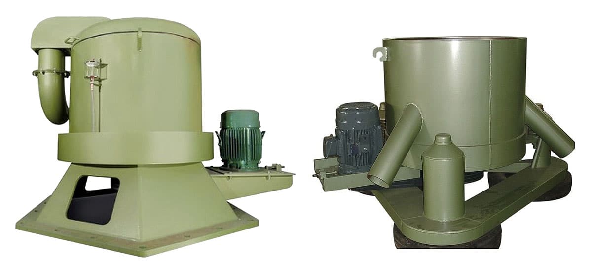 centrifuge for oiling fasteners