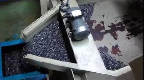 Unloading of the finished product