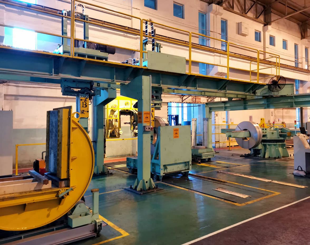 Automatic Steel Coil Packaging Line