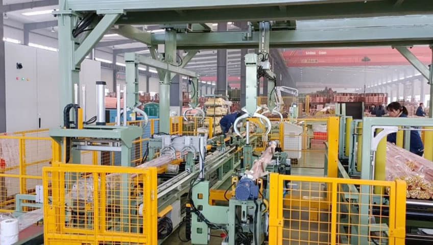 Copper Wire Coil and Tube Packaging Line