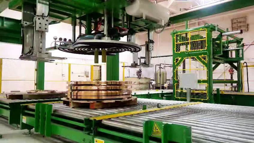 Copper Wire Coil and Tube Packaging Line