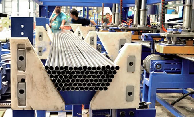 pipe hexagonal stacking