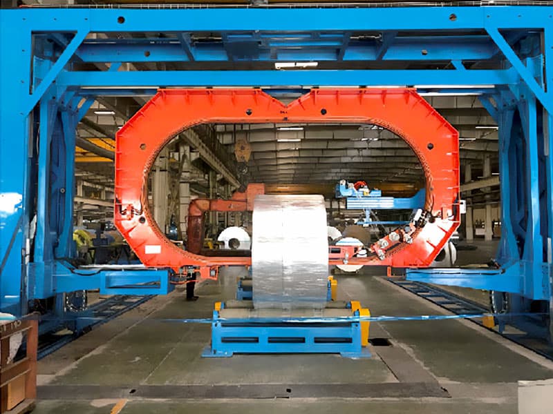 wide metal coil packing machine