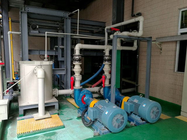 high pressure water washing tank