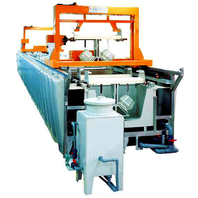 galvanizing line for microelectronics fasteners