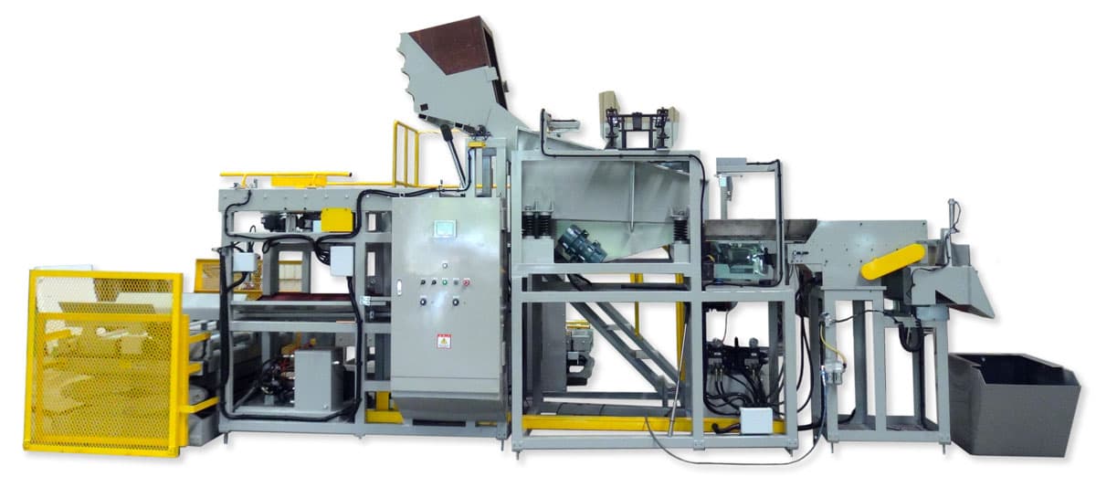 equipment for overturn and loading of metal hardware, fasteners and component parts for automation processes