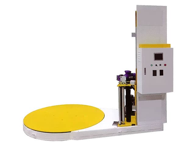 Automatic platform type stretch wrapping machine