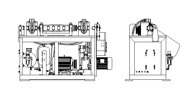 Main straightening machine
