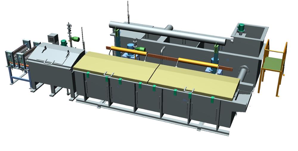 wire phosphating line appearance