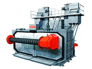 Shot blasting machine for wire rod
